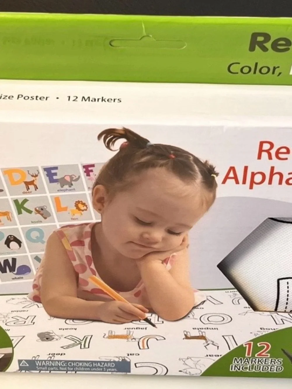 Reusable Alphabet Activity Mat for Kids